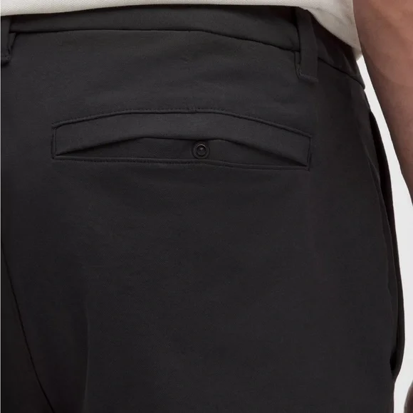 MEN’S Lululemon abc classic-fit trouser 34x32" stretch cotton mens black - Picture 4 of 8